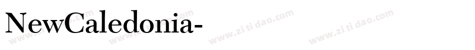 NewCaledonia字体转换