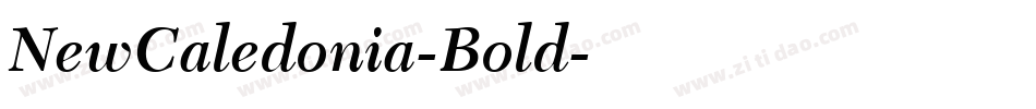NewCaledonia-Bold字体转换