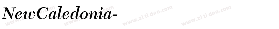 NewCaledonia字体转换