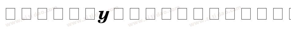 Century-Schoolbook-Bold-Italic字体转换