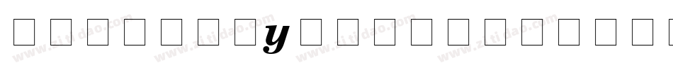 MCenturySchoolbook-BoldItalic字体转换