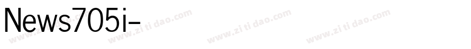 News705i字体转换
