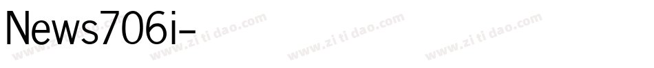 News706i字体转换