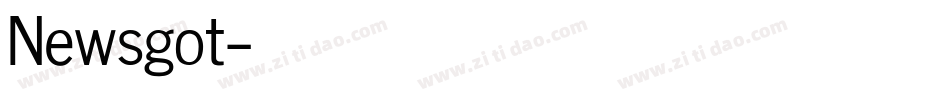 Newsgot字体转换
