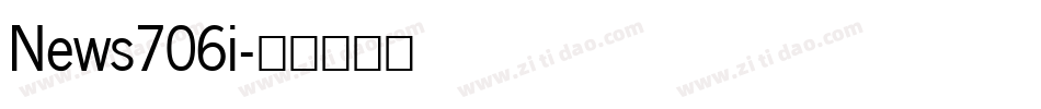 News706i字体转换