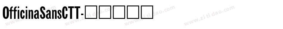 OfficinaSansCTT字体转换