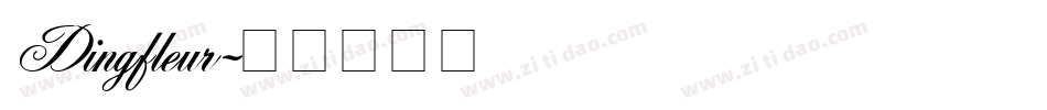 Dingfleur字体转换