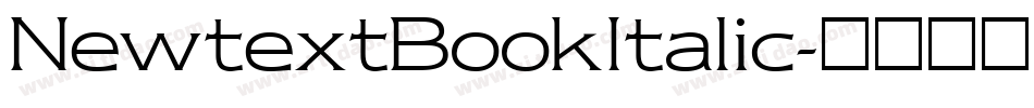 NewtextBookItalic字体转换
