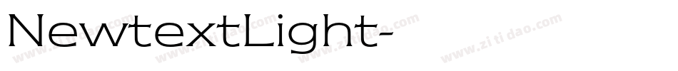 NewtextLight字体转换