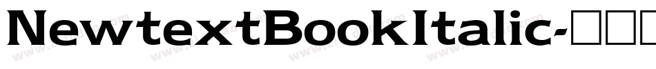 NewtextBookItalic字体转换