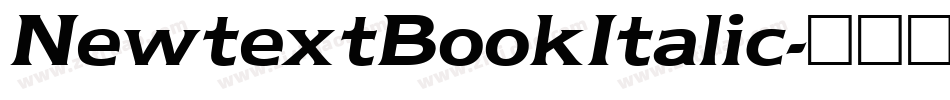 NewtextBookItalic字体转换