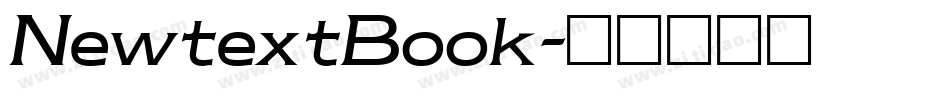 NewtextBook字体转换