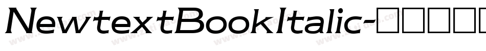 NewtextBookItalic字体转换