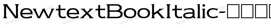 NewtextBookItalic字体转换