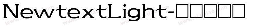 NewtextLight字体转换