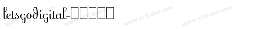 letsgodigital字体转换