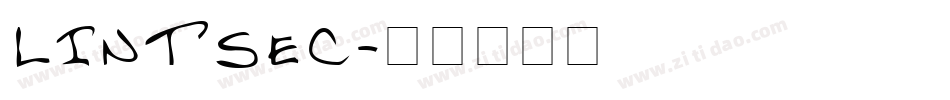 LINTSEC字体转换