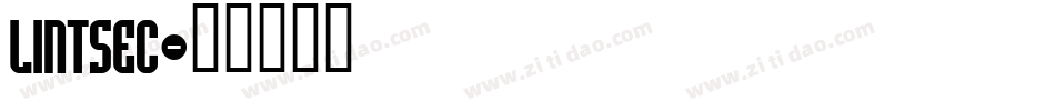 LINTSEC字体转换
