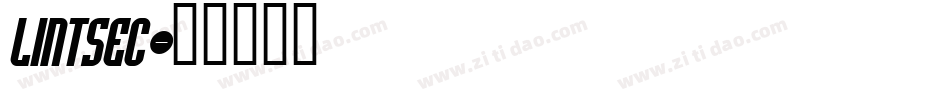 LINTSEC字体转换