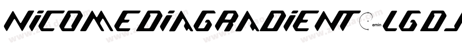 NicomediaGradient-lgdjZ字体转换