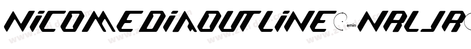 NicomediaOutline-nRLjR字体转换