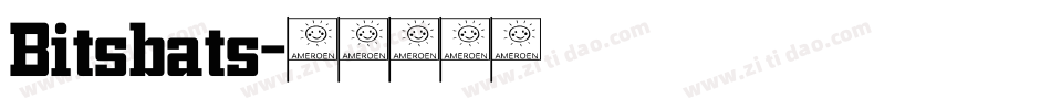 Bitsbats字体转换