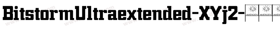 BitstormUltraextended-XYj2字体转换