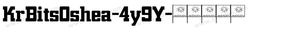 KrBitsOshea-4y9Y字体转换