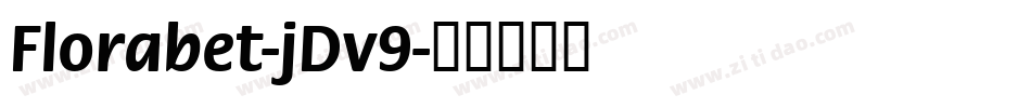 Florabet-jDv9字体转换