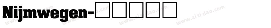 Nijmwegen字体转换