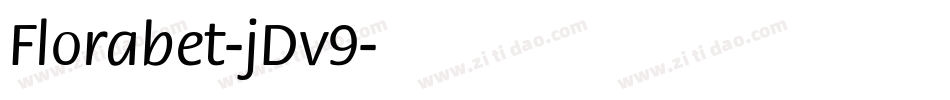 Florabet-jDv9字体转换