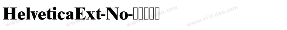 HelveticaExt-No字体转换