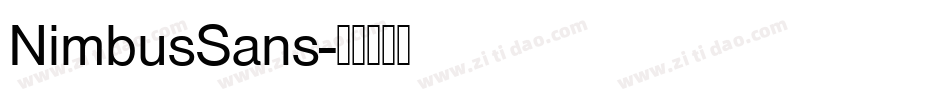 NimbusSans字体转换