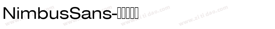 NimbusSans字体转换