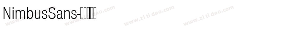 NimbusSans字体转换