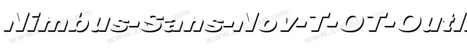 Nimbus-Sans-Nov-T-OT-Outline-Bold-2字体转换