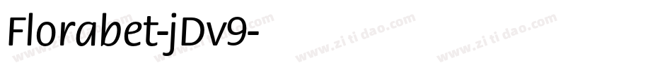 Florabet-jDv9字体转换