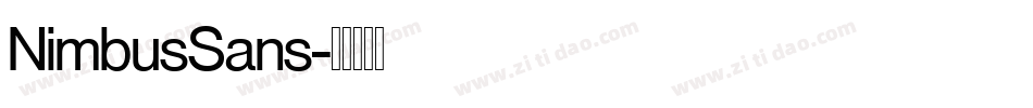 NimbusSans字体转换