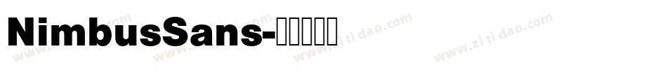 NimbusSans字体转换