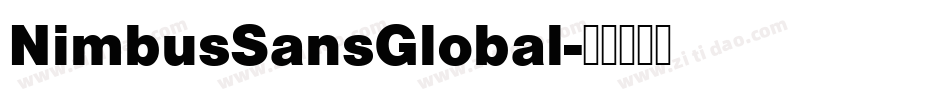 NimbusSansGlobal字体转换