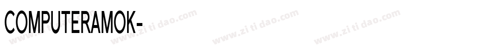 COMPUTERAMOK字体转换