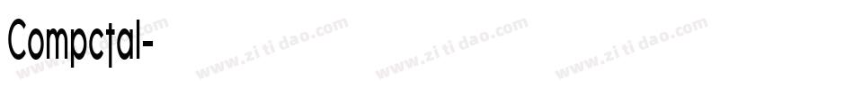 Compctal字体转换