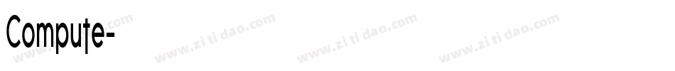 Compute字体转换