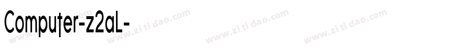 Computer-z2aL字体转换
