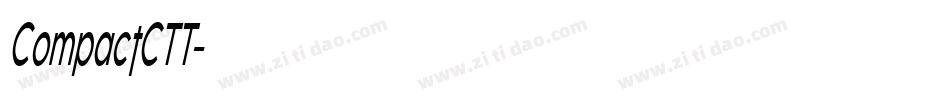 CompactCTT字体转换