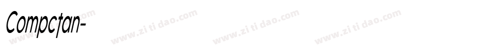Compctan字体转换