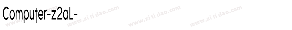 Computer-z2aL字体转换