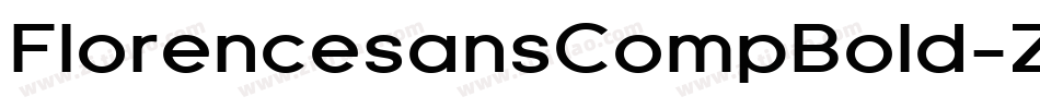 FlorencesansCompBold-ZgK字体转换