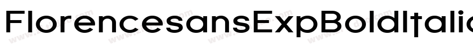 FlorencesansExpBoldItalic-GyZ字体转换