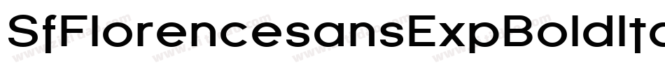 SfFlorencesansExpBoldItalic-GKWq字体转换